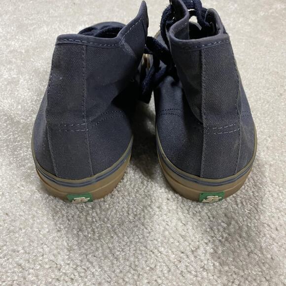 PF Flyers Shoes Mens Sz 10 Navy Blue Center Hi Canvas Gum Sole Sneakers - Picture 4 of 8